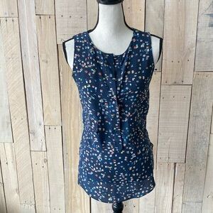 Akris Punto Navy Multicolor Tank Top